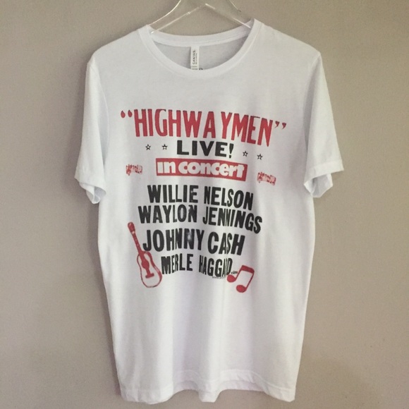 Vintage Highway Men Concert Band Tee 